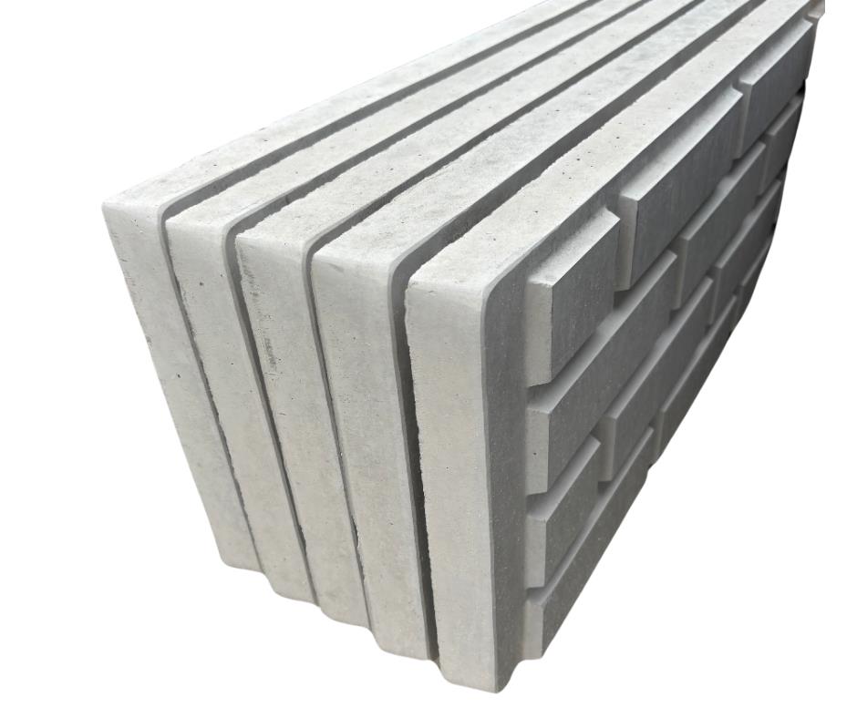 3D kerítés beton lábazat - 1